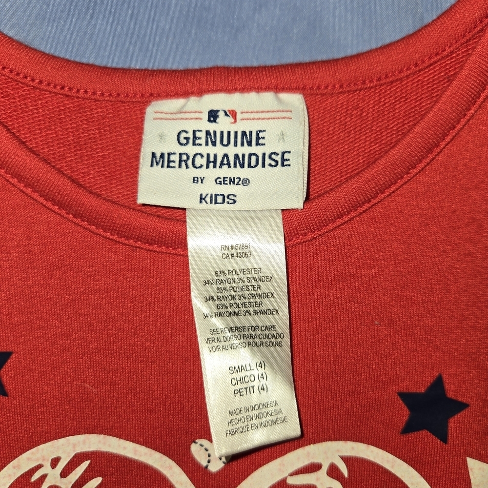 Genuine Merchandise Red and Navy Cardinals Long Sleeve Tee - Picture 3 of 6